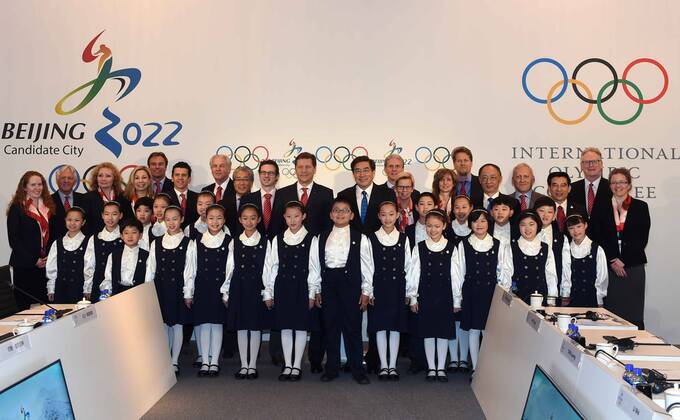 Olympia, Peking stellt Bewerbungskommittee für Olympische Winterspiele 2022 vor