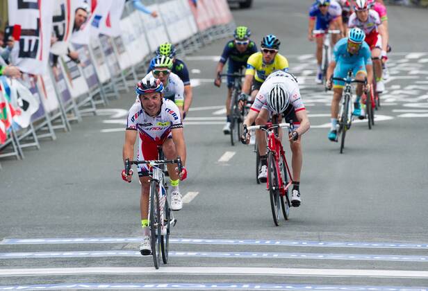 Cycling, Tour of the Basque Country, stage 4, stage winner Joaquim Rodriguez