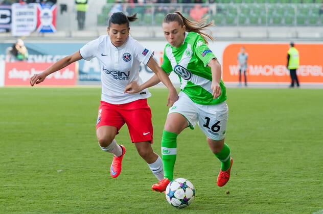 Frauenfußball, Champions League, Halbfinale, VfL Wolfsburg - Paris St. Germain