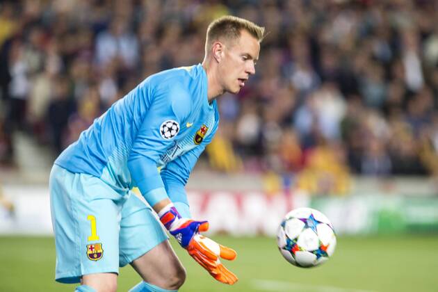 Fußball, Champions League, FC Barcelona-Torwart Marc-Andre ter Stegen steht im Halbfinale