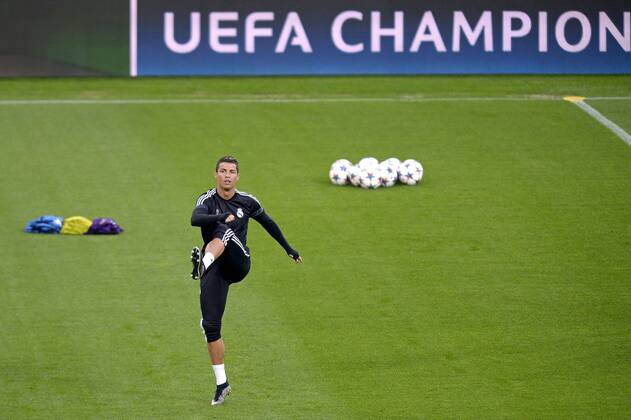 Fußball, Champions League, Training und PK Real Madrid