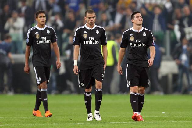 Fußball, Champions League, Juventus Turin - Real Madrid, enttäuschte Madrilenen