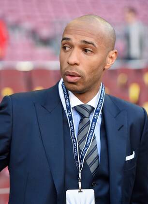Fußball, Champions League, Thierry Henry zu Gast beim Halbfinale FC Barcelona - FC Bayern München