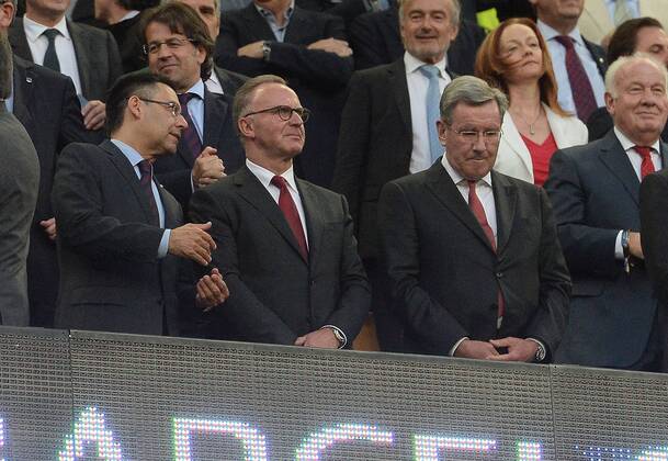 Fußball, Champions League, Halbfinale FC Barcelona - FC Bayern München, Enttäuschung und Ernüchterung bei den Bayern