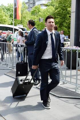 Fußball, Champions League, Ankunft FC Barcelona im Teamhotel in München