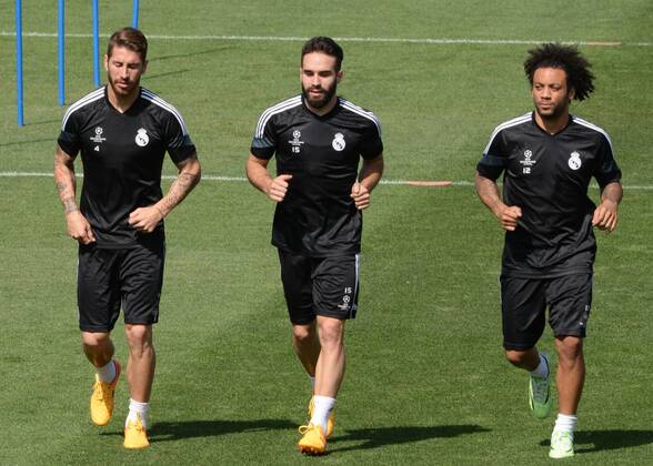 Fußball, Champions League, Training Real Madrid