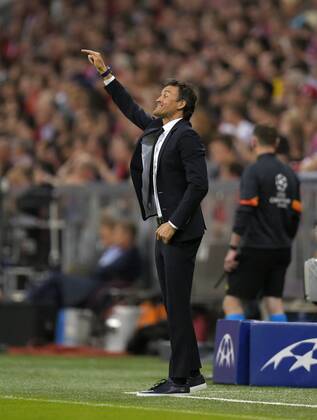 Fußball, Champions League, Trainer Luis Enrique mit Barcelona im Finale