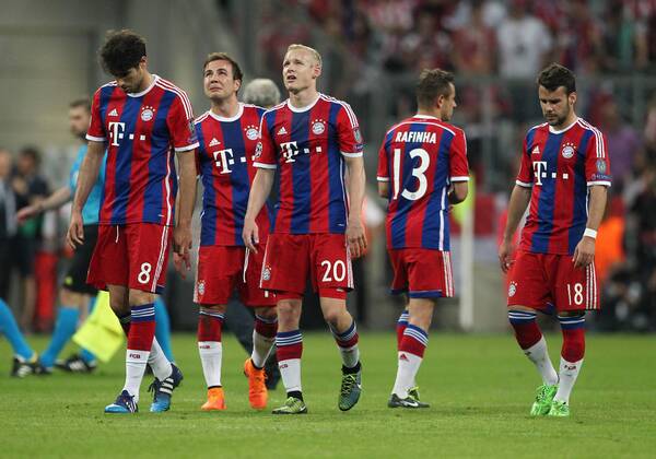 Fußball, Champions League, Bayern München ist im Halbfinale ausgeschieden