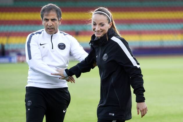 Fußball, Damen, Champions League Finale, Training und PK Paris Saint Germain