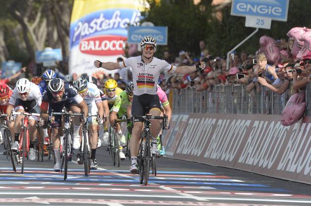 Cycling, Giro d Italia - Andre Greipel wins the 6th stage