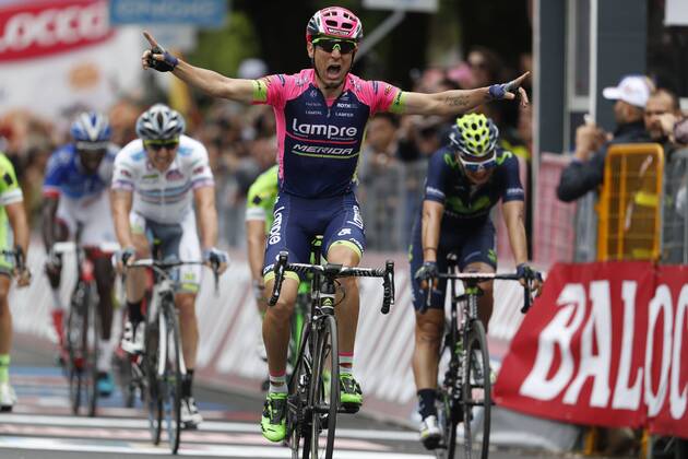 Cycling, Giro d Italia, Diego Ulissi wins 7th stage