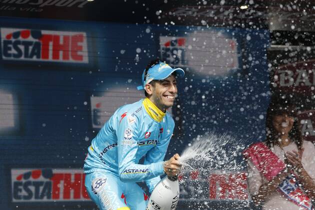 Cycling, Giro d Italia, Fabio Aru wins 19th stage