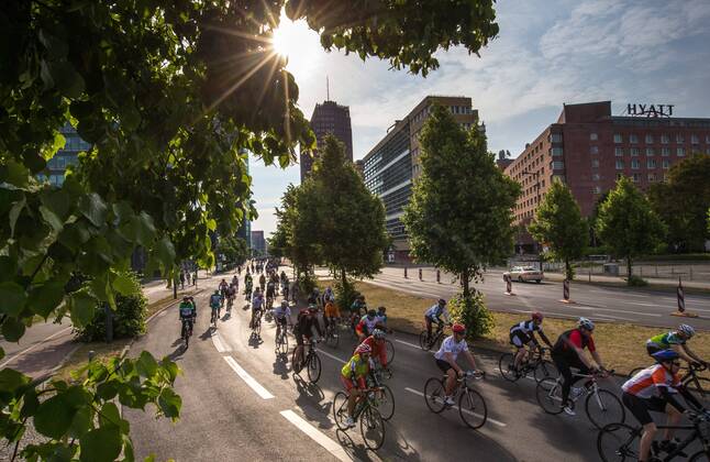 Cycling, Garmin Velothon in Berlin