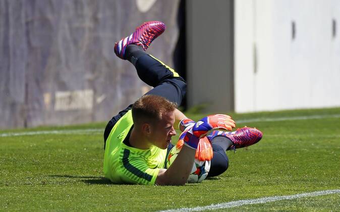 Fußball, Champions League, Training FC Barcelona