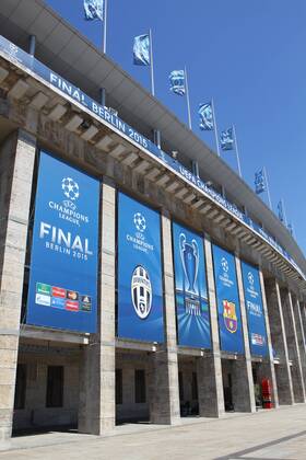 Fußball, Champions League Finale, Olympiastadion in Berlin
