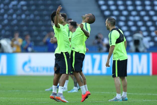Fußball, Champions League Finale, Abschlusstraining FC Barcelona