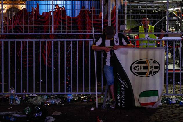 Fußball, Champions League Finale, Public Viewing in Turin