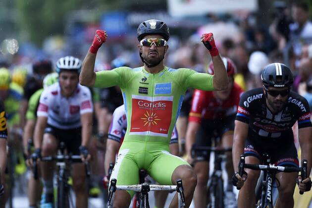 Cycling, Dauphine Libere, stage 4, stage winner Nacer Bouhanni