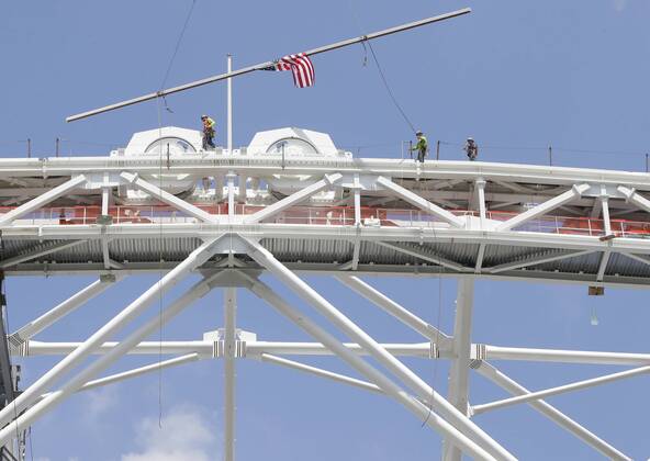 Tennis, US Open, Bauarbeiten im Arthur Ashe Stadium