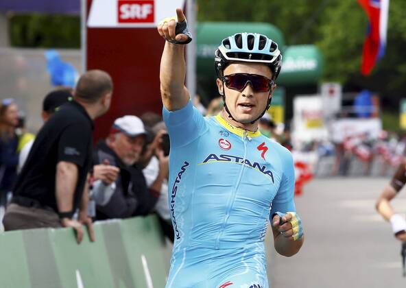 Cycling, Tour de Suisse, Alexey Lutsenko wins stage 8