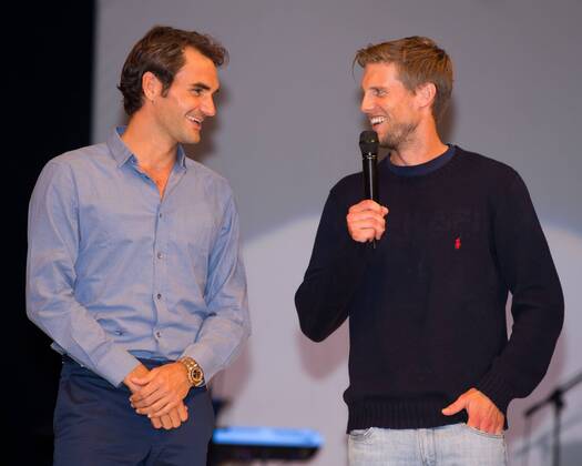 Tennis, final opponents Federer and Seppi at the Gerry Weber Open Fashion Night
