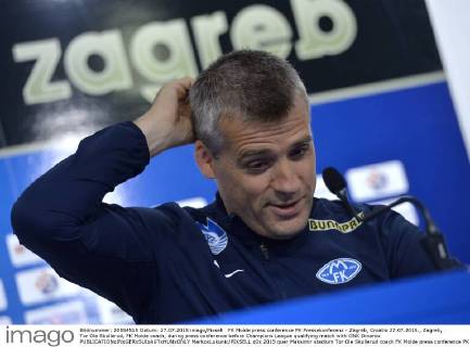Fußball, Champions League Quali, FK Molde Training und PK