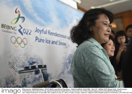 IOC Sitzung in Kuala Lumpur, PK zu der Bewerbung Pekings für die Olympischen Winterspielen 2022