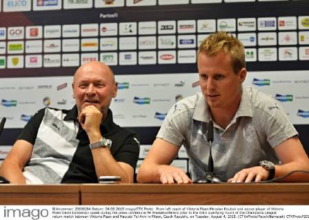 Fußball, Champions League Qualifikation, Viktoria Pilsen Pressekonferenz