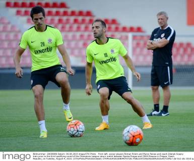 Fußball, Champions League Qualifikation, Sparta Prag Training