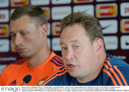 Fußball, Champions League Qualifikation, ZSKA Moskau Pressekonferenz