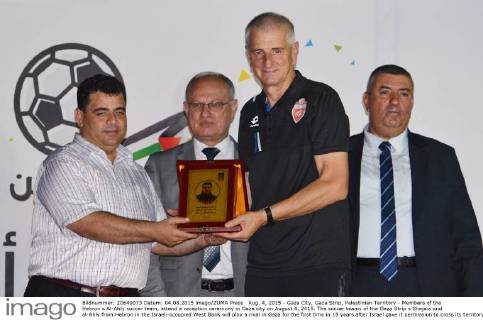 Football, Palestine, teams from Gaza and the West Bank meet for the first time in years