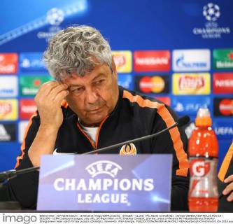 Fußball, Champions League Playoff, PK Mircea Lucescu von Schachtjor Donetsk