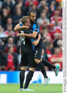 Fußball, Champions League Playoff, Manchester United - FC Brügge