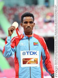 Leichtathletik WM in Peking, Marathon Siegerehrung