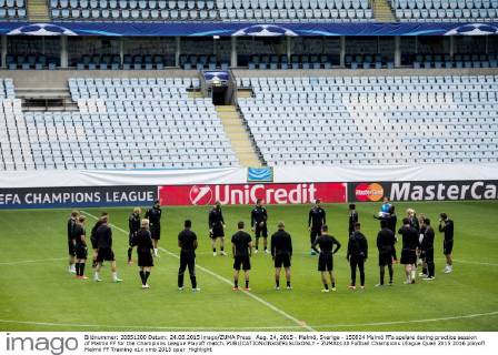 Fußball, Champions League Qualifikation, Malmö FF Training