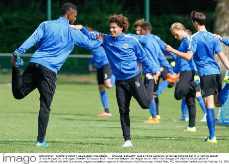 Fußball, Champions League Playoff, FC Brügge Training