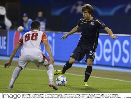 Fußball, Champions League Playoff, Dinamo Zagreb - KF Skenderbeu