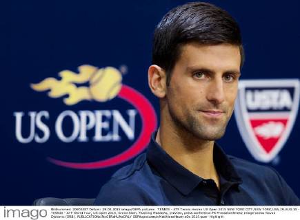 Tennis, US Open, Novak Djokovic Pressekonferenz
