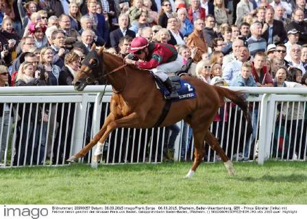 Canter, Prince Gibraltar with Fabrice Veron wins Grand Prix of Baden
