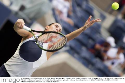 Tennis, US Open quarter-finals, Kvitova - Pennetta