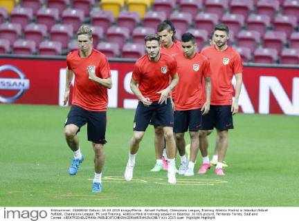 Fußball, Champions League, PK und Training Atletico Madrid