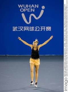 Tennis, Wuhan Open, Training Maria Sharapova