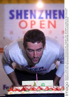 Tennis, Marin Cilic feiert seinen Geburtstag in Shenzhen