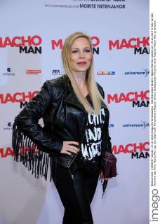 Boxing, Regina Halmich attends Macho Man film premiere in Cologne