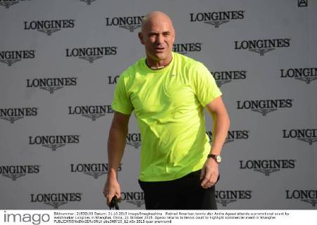 Tennis, Andre Agassi - Promotiontermin in Shanghai