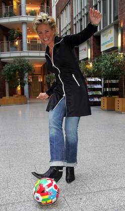Football, Stefan Effenberg at the fashion presentation of his wife Claudia's Tiger Collection