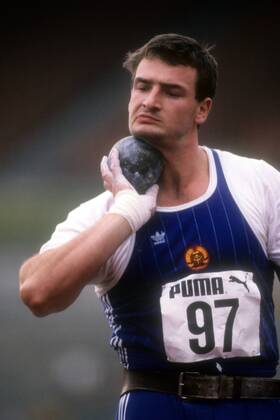 First international athletics competition - FRG and GDR, 30th anniversary on 20 June