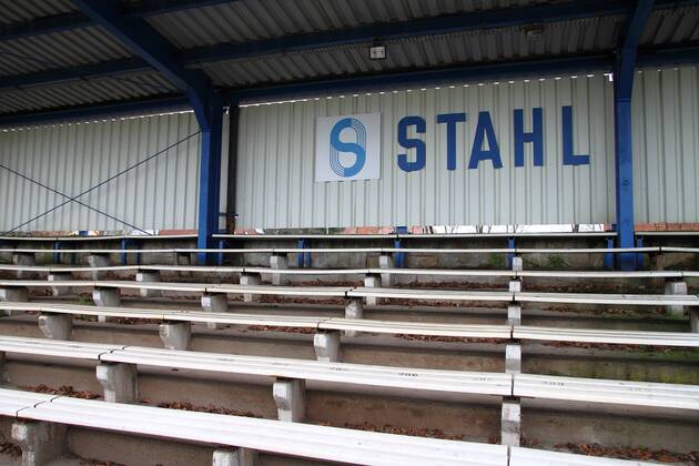 Fußball, Stadiongeschichte FC Stahl Brandenburg