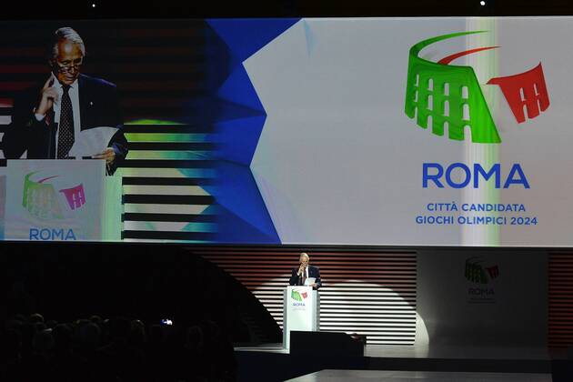 Olympics 2024, press event for Rome's Olympic bid