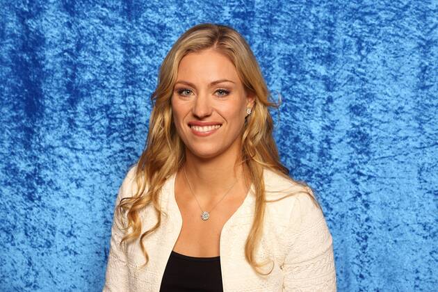 Tennis, Fotoshooting mit Angelique Kerber